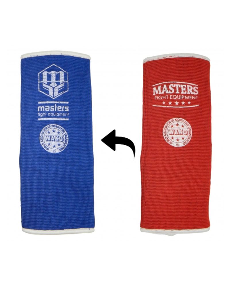 Cavigliere Kick Boxing WAKO Reversibili Rosso Blu - Fight Club Store
