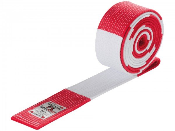 CINTURA 6 Dan Bianco Rossa - Fight Club Store