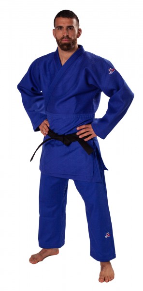 Blauer IJF zugelassener Judogi 750 Japanischer Stoff