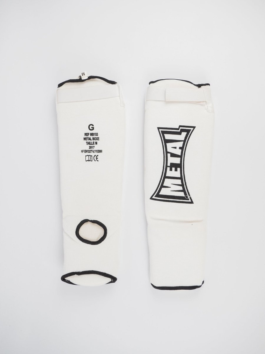 Paratibia con parapiede a calza Metal Boxe in cotone - Fight Club Store