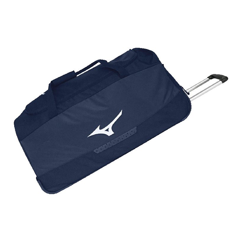 Ruime Mizuno NAVY Trolleytas met wielen en verstevigd handvat voor sporten en reizen