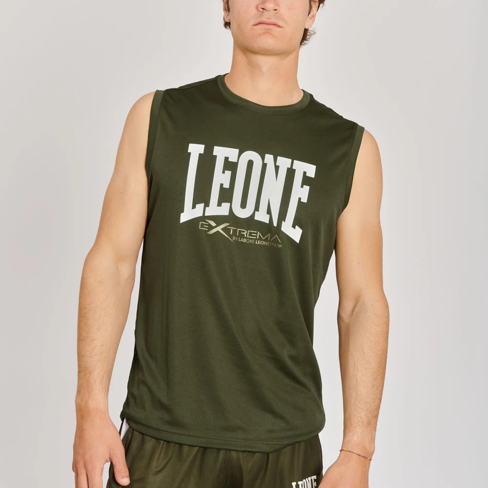 Sleeveless Tank Top with Lion Logo