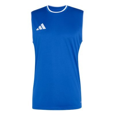 Débardeur Wako Kick Light Adidas bleu vue de face en tissu interlock