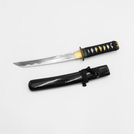 Coltello Tanto in Acciaio Nero da Allenamento - Fight Club Store