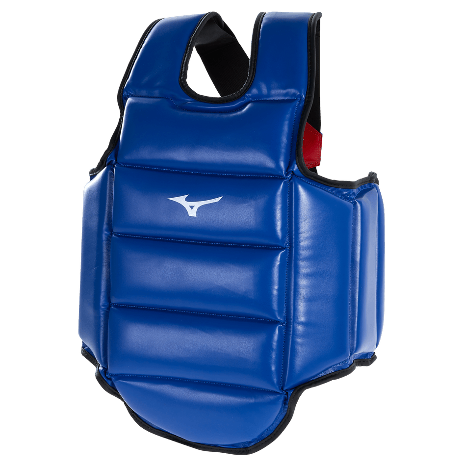 Gilet Mizuno réversible pour le Karaté et les arts martiaux avec logo central Runbird.