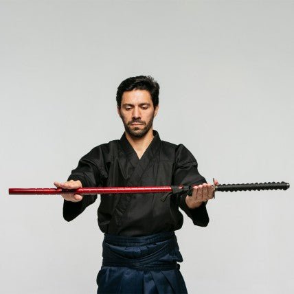 Katana Decorativa in Acciaio Forgiato Bambù Marrone - Fight Club Store
