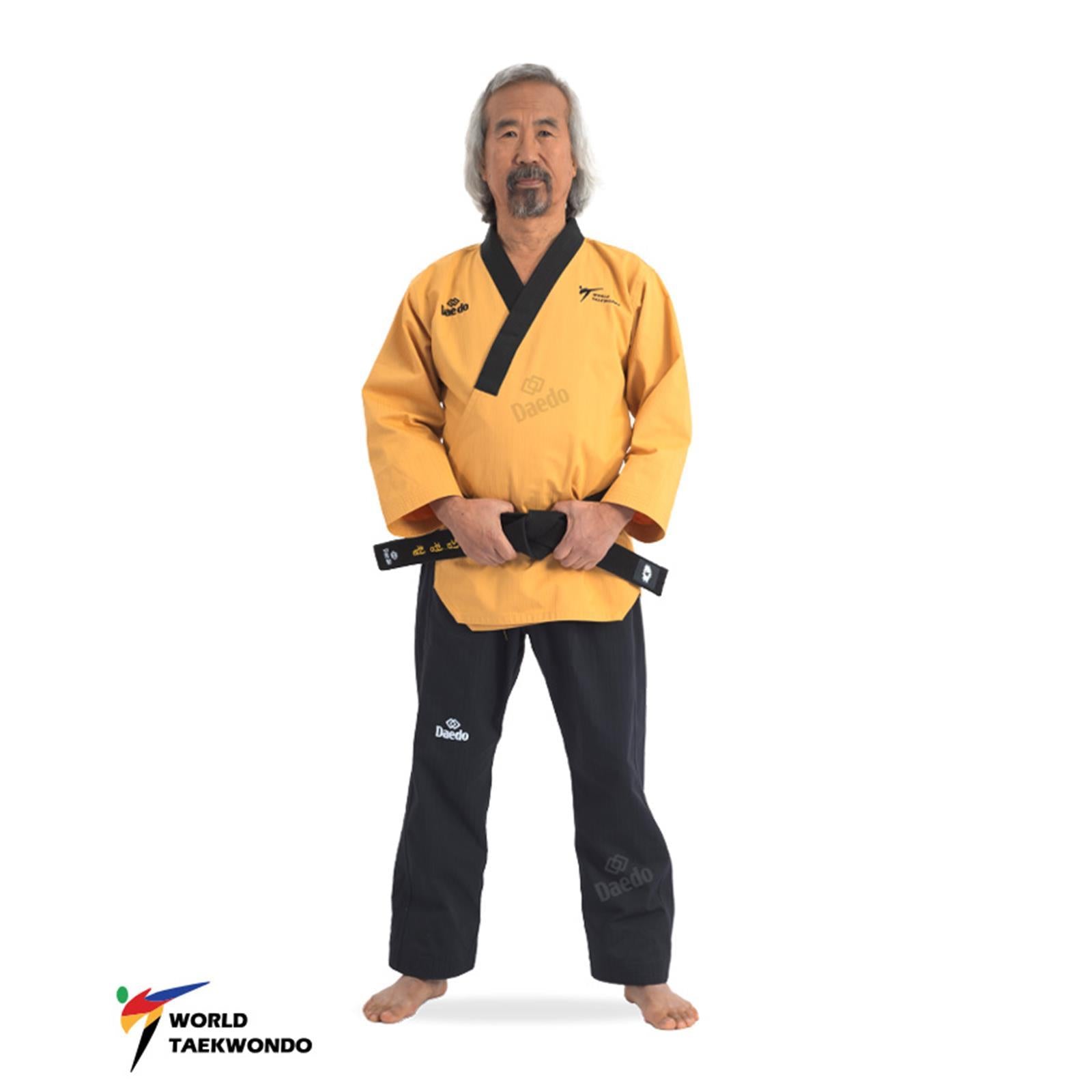 Dobok Poom Grand Master Gold Black Daedo WT