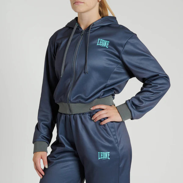 Felpa Donna Crop Leone WACS