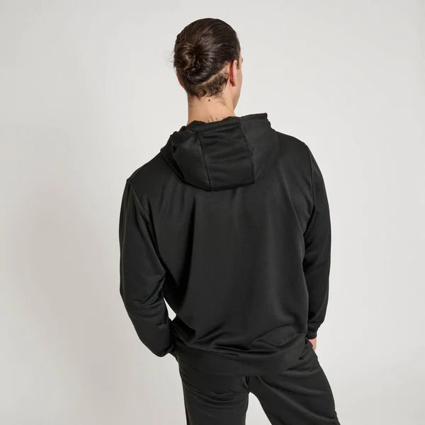 Leone1947 Logo Lightweight retro technical sweatshirt with hood and black central logo