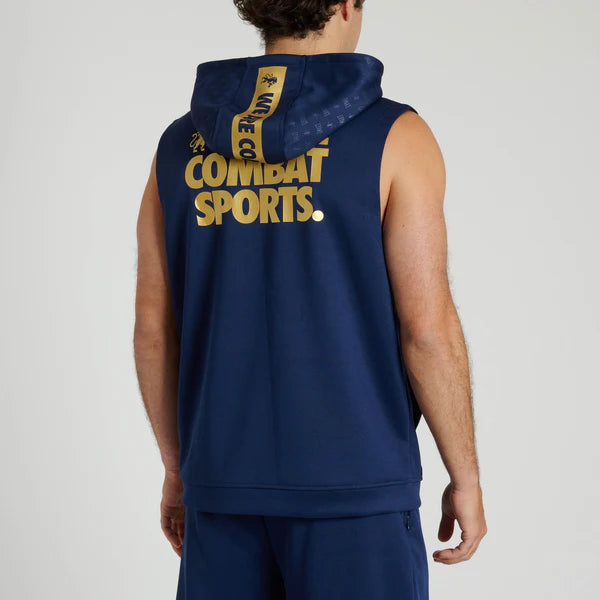 Felpa Leone Smanicata con Zip DNA