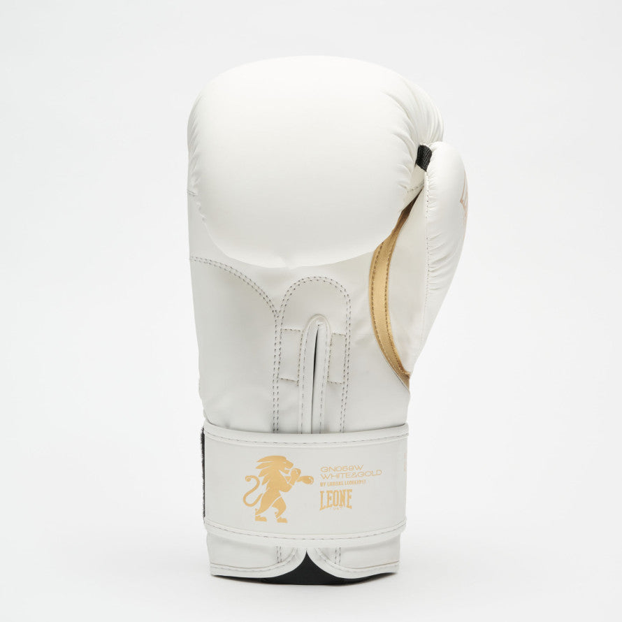 Leone White Gold Boxing Gloves