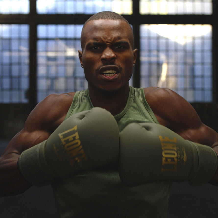 Leone Green Military Gloves