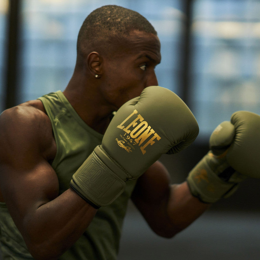 Leone Green Military Gloves