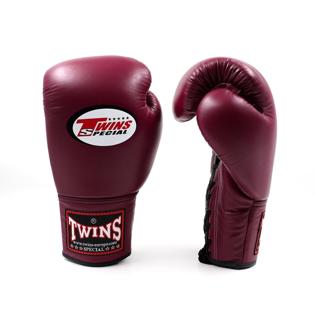 Twins Special Lace-Up Gloves - Solid Color Leather