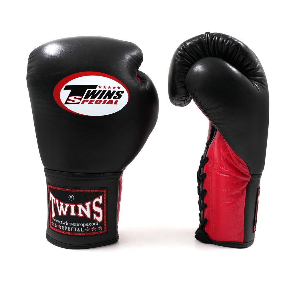 Twins Special Lace-Up Gloves - Solid Color Leather