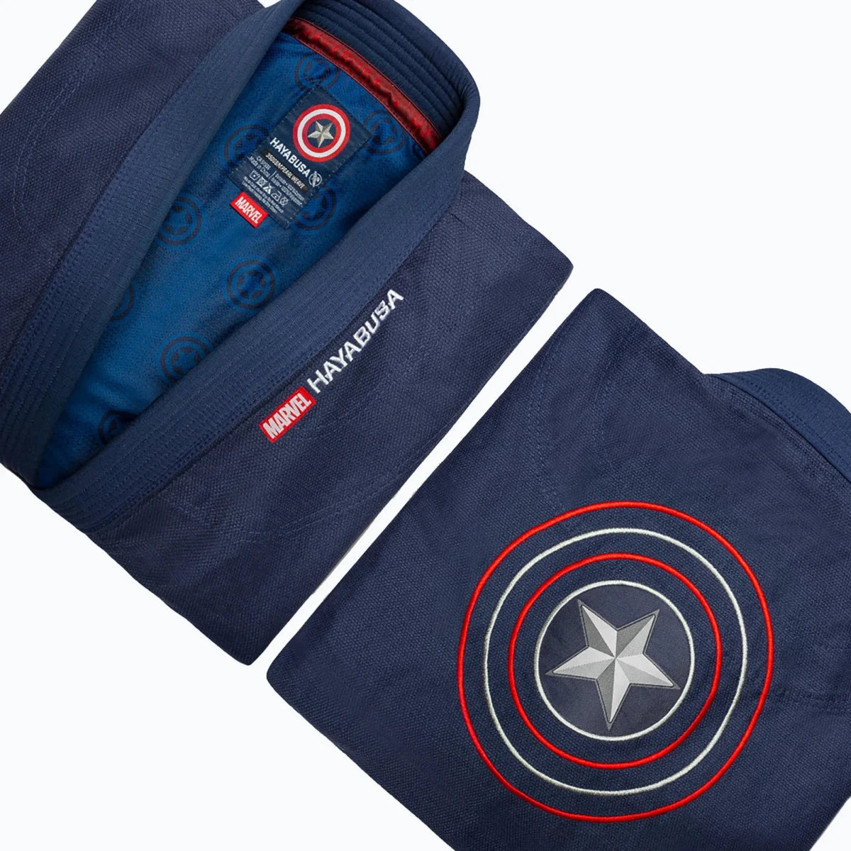 Kompletny zestaw kimono i spodni Hayabusa z serii Marvel Avengers.