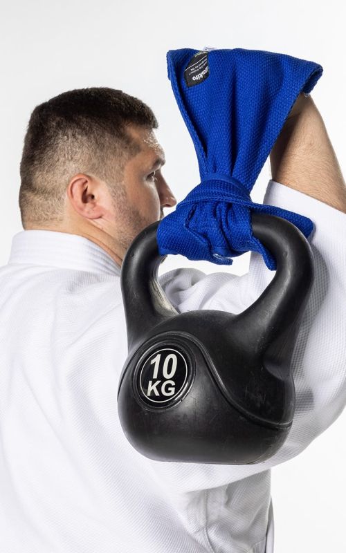 Krachttraining met Judo Grip Trainer Moskito korte en zware belasting voor onderarmen
