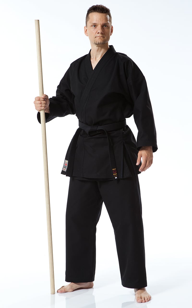 karategi pesante nero tokaido.Cotone misto lino.Cintura bianca non inclusa