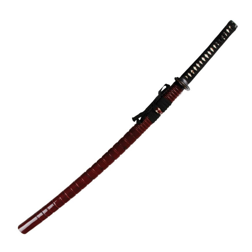 Brown Bamboo Forged Steel Decorative Katana