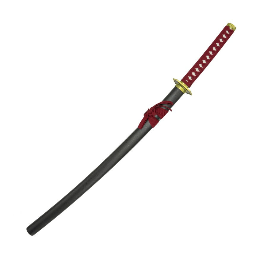 Bordeaux and Gold Decorative Stainless Steel Katana