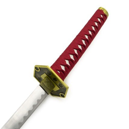 Katana Decorativa in Acciaio Inox Bordeaux e Oro - Fight Club Store