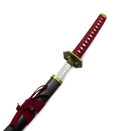 Katana Decorativa in Acciaio Inox Bordeaux e Oro - Fight Club Store