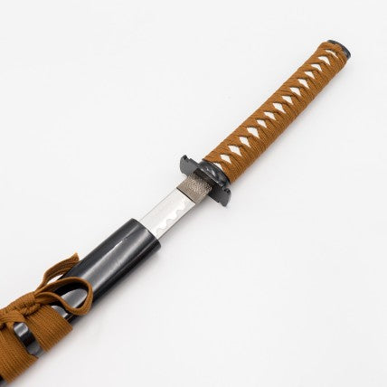 Decorative Black Brown Stainless Steel Katana with Stand