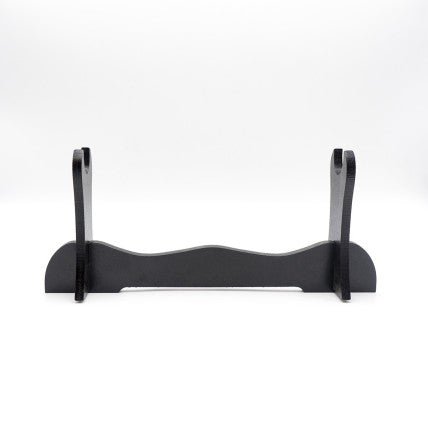 Katana Decorativa in Acciaio Inox Nero Marrone con Supporto - Fight Club Store