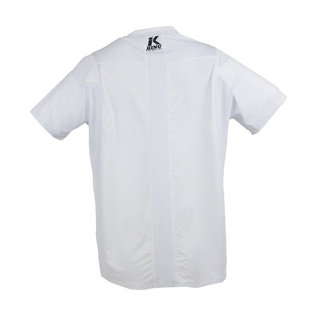 King Pro Boxing Apex Pro 1 wit technisch t-shirt met achteraanzicht