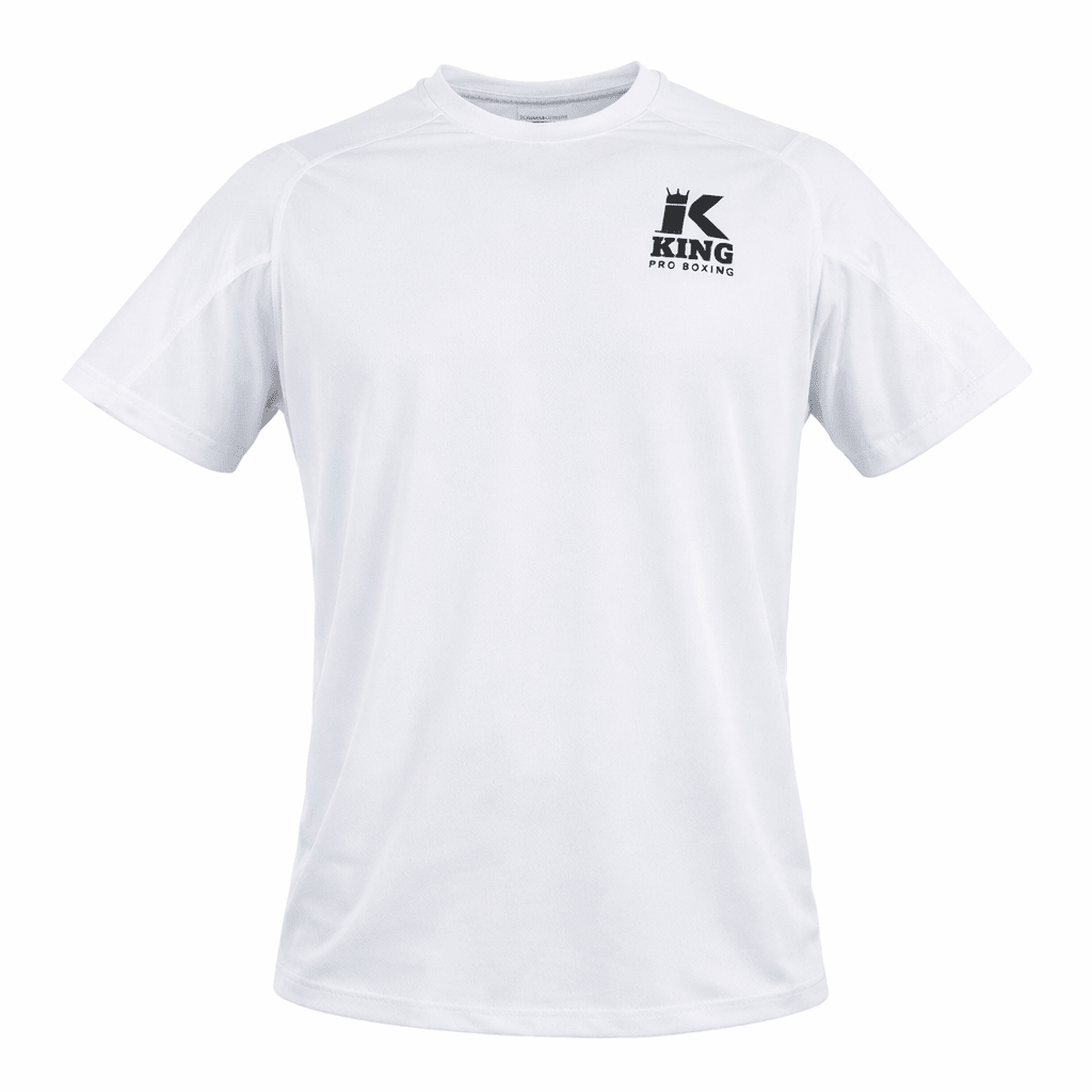 King Pro Boxing Apex Pro 1 wit technisch t-shirt vooraanzicht