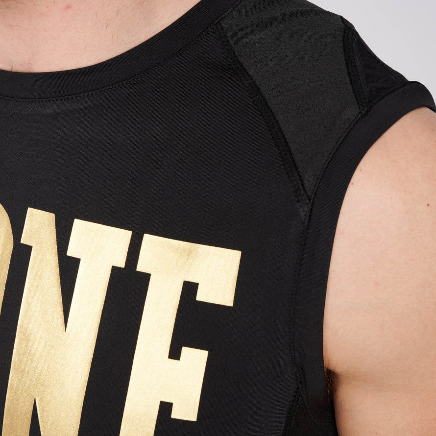 Leone DNA Black Gold Sleeveless T-Shirt