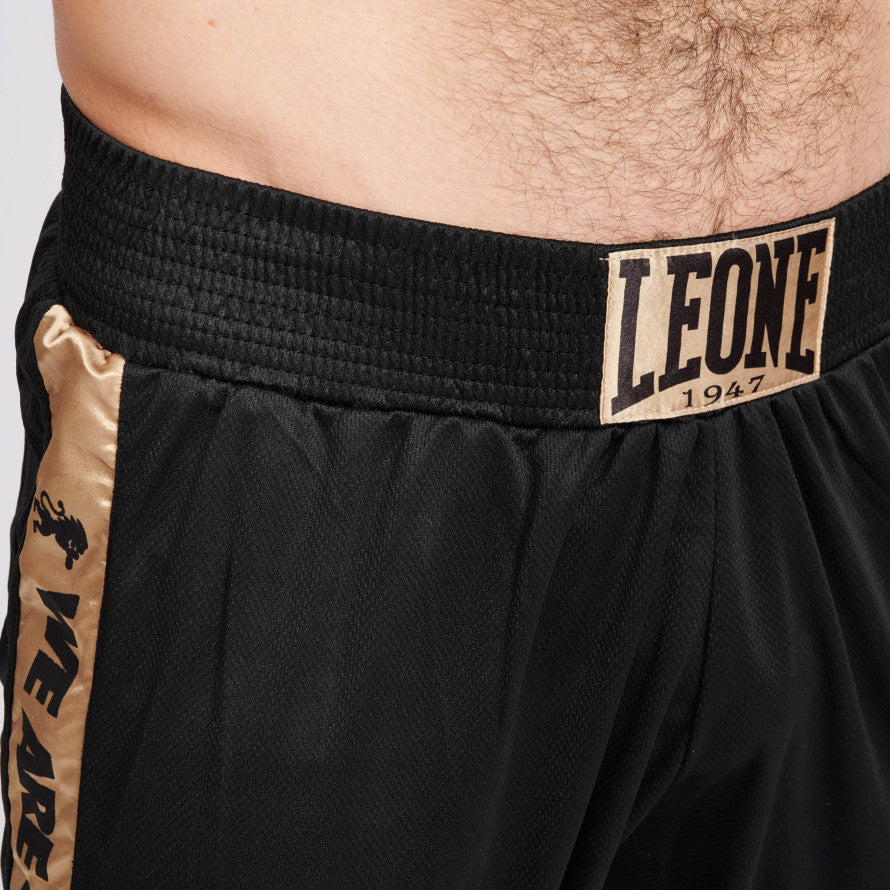 Leone DNA Black Gold Boxing Shorts