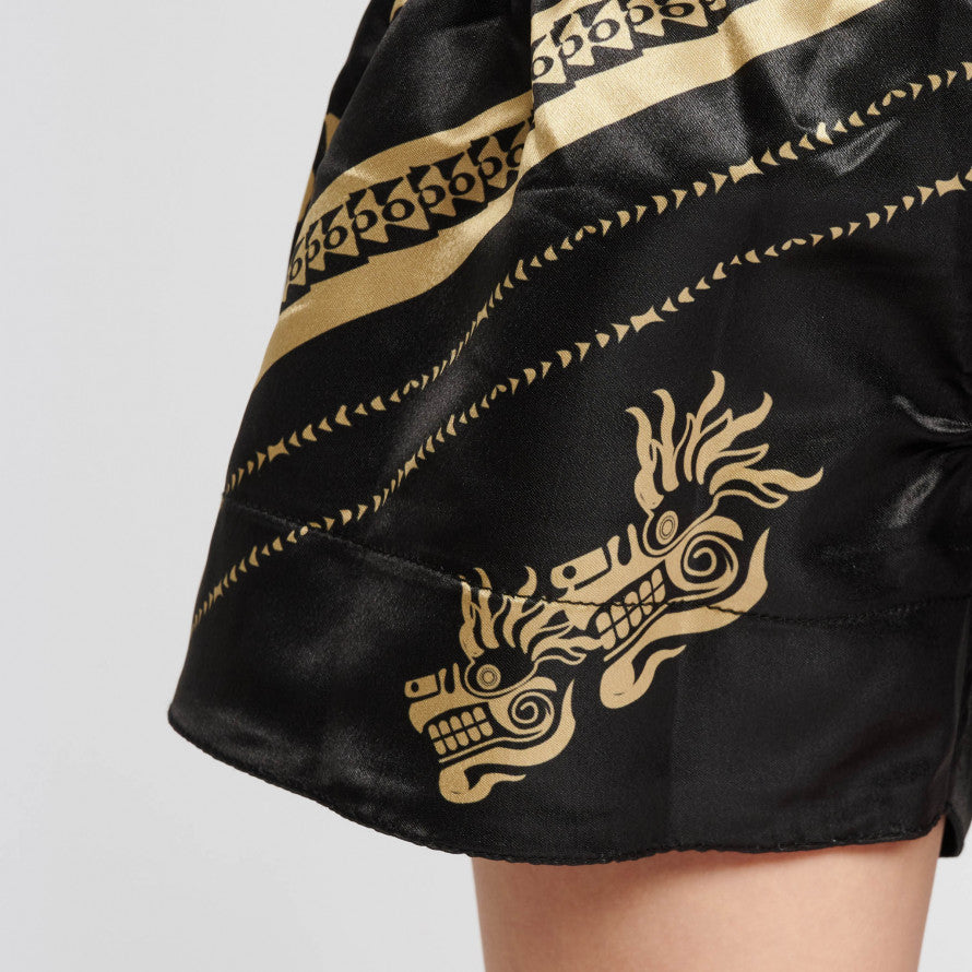 Leone Kick Thai Shorts Kids Montezuma