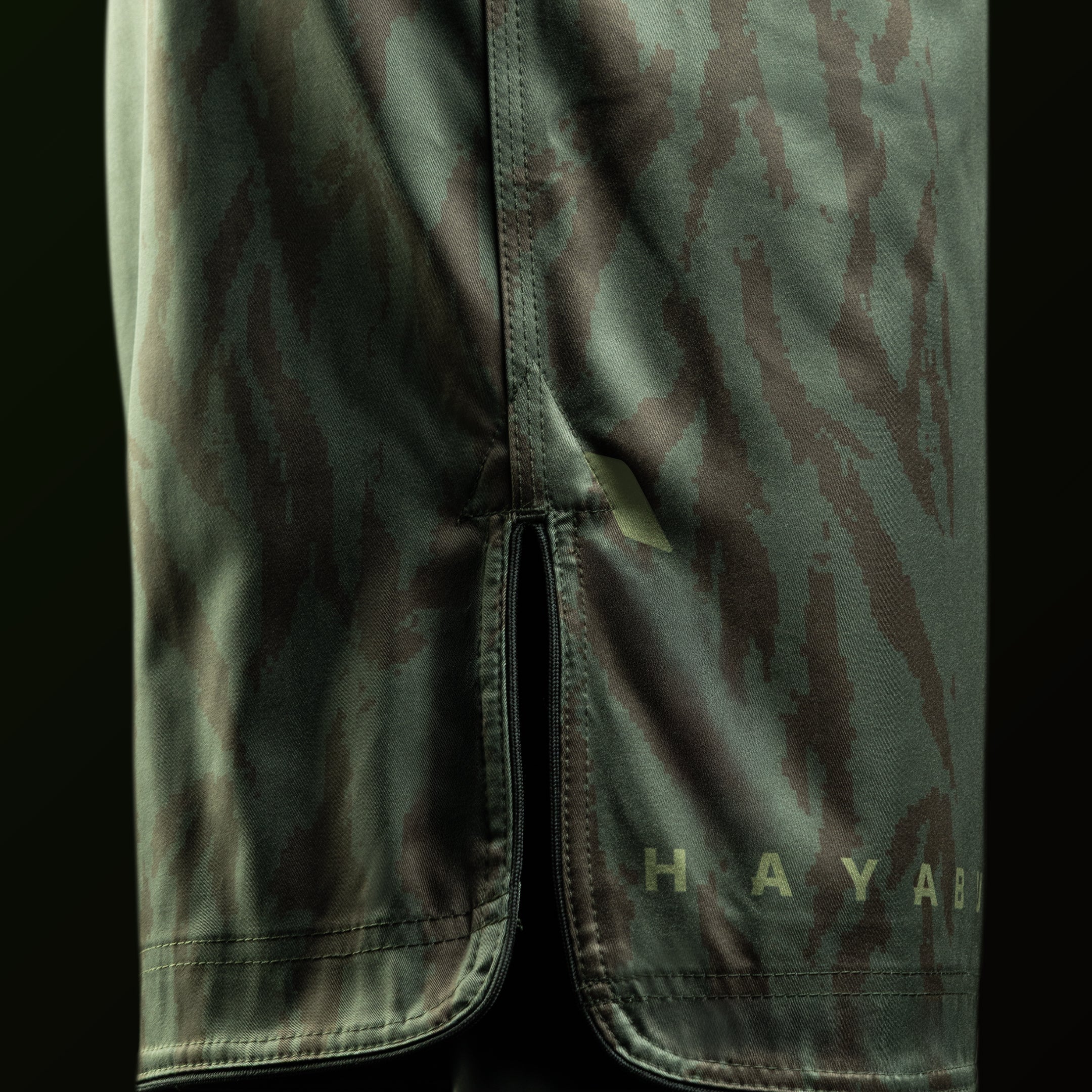 pantaloncini-mma-hayabusa-apex-mid-thigh-verde-lato