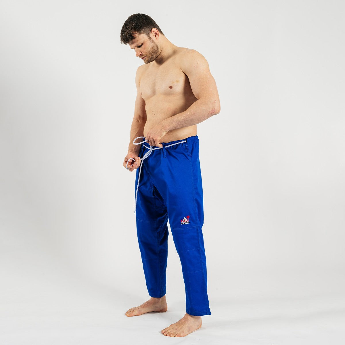 Pantaloni Judo Blu Allacciatura Tradizionale - Fight Club Store