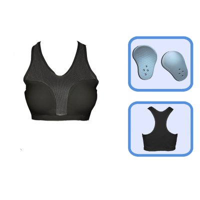 CE Approved Chest Protector with Removable Cups