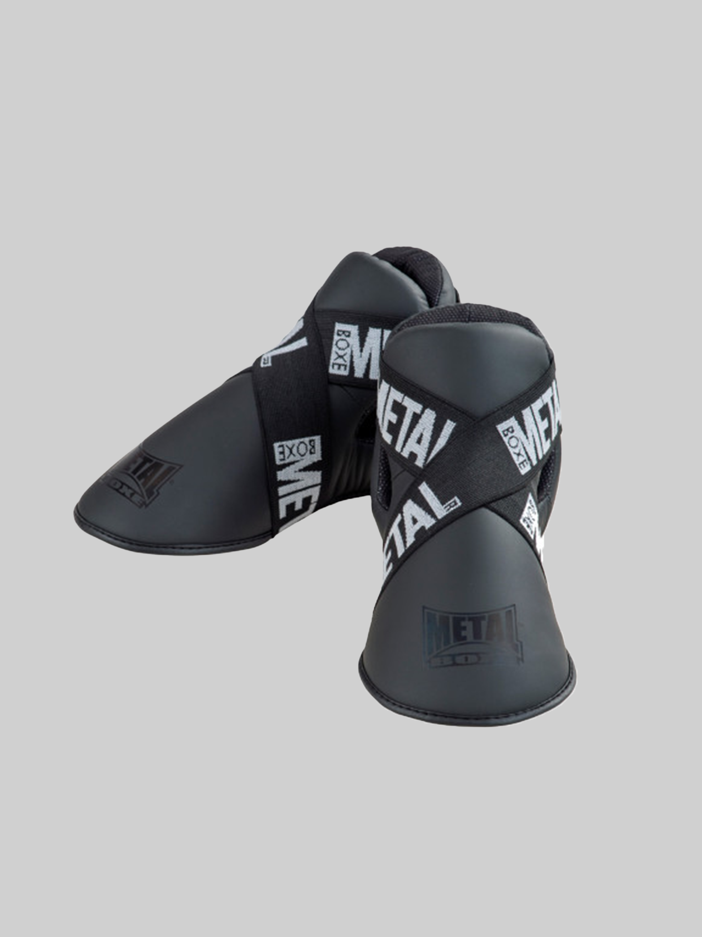Full Contact Metal Boxe Black Light Foot Guards