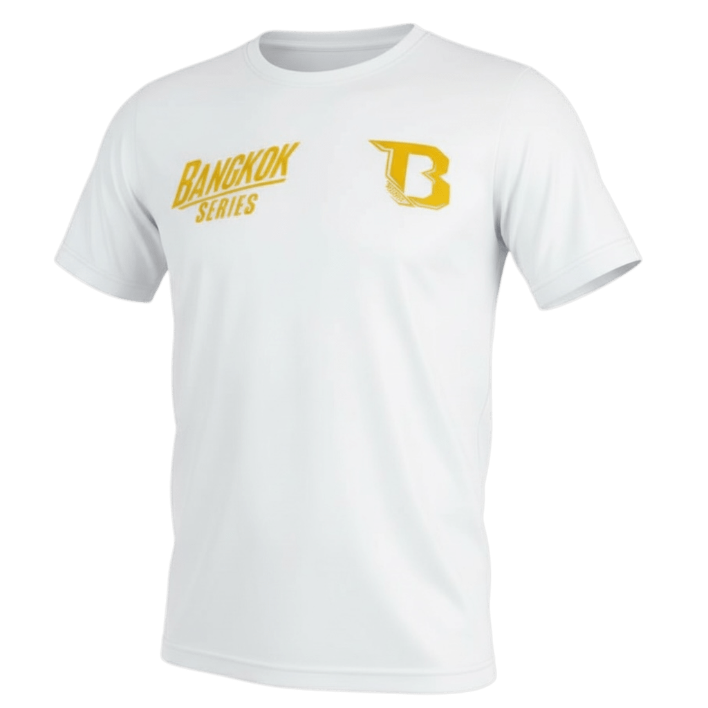 Grafický detail Thai T Shirt Booster Bangkok white