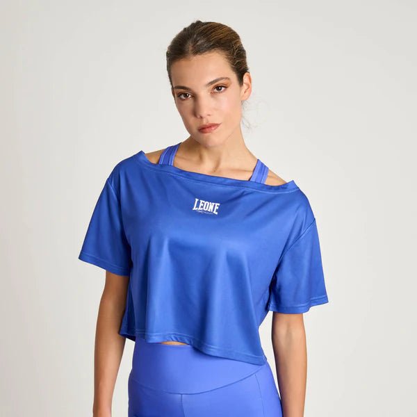 T-Shirt Corta Leone Donna Logo Tecnica - Fight Club Store