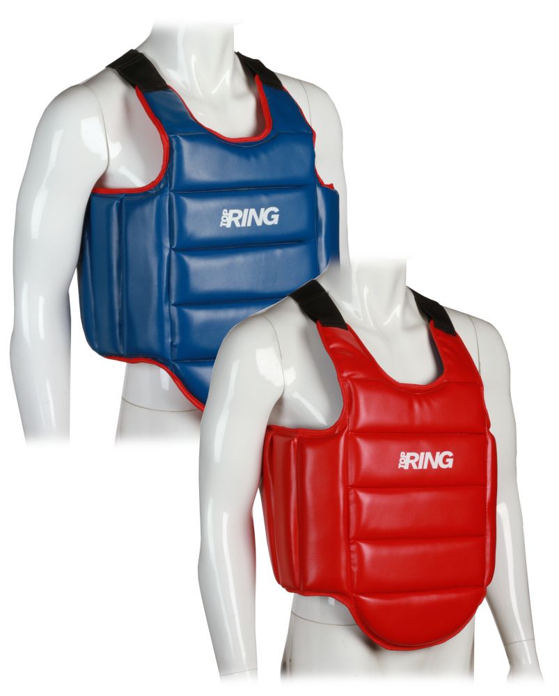 corpetto kick boxing muay thai top ring reversibile