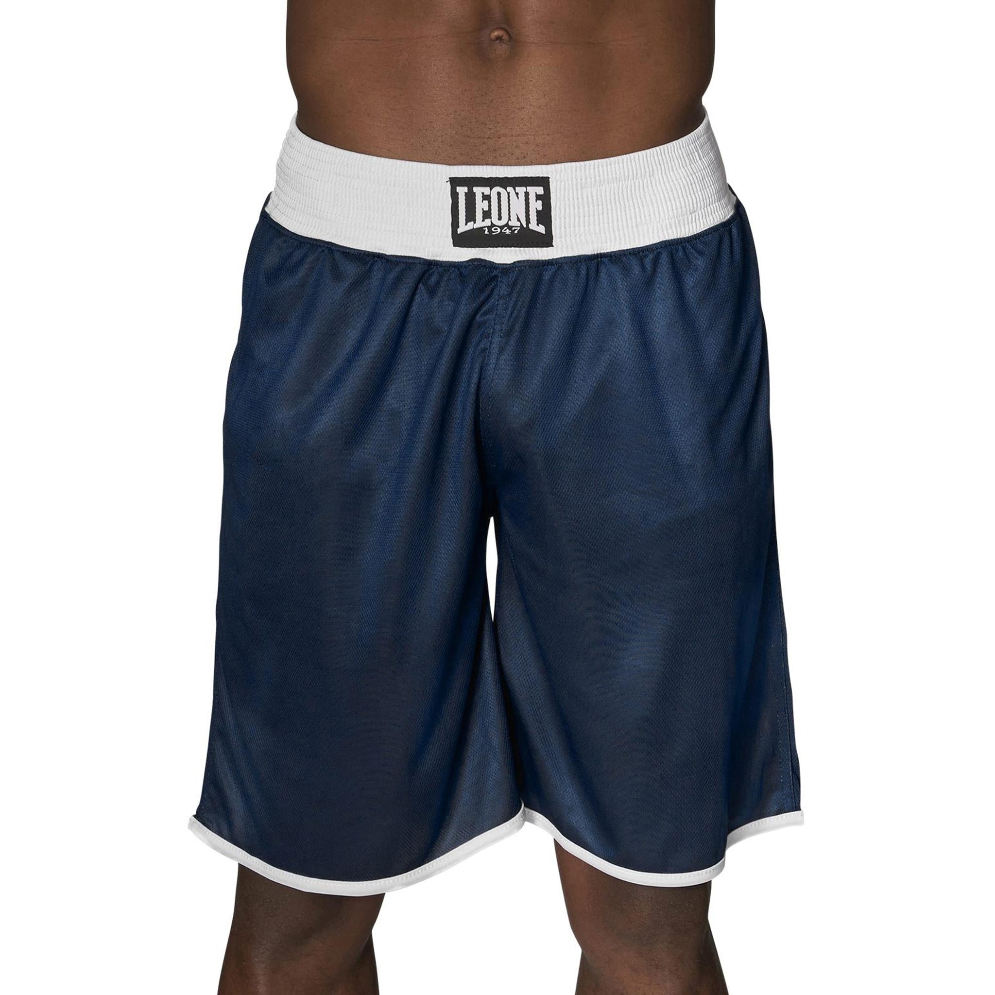 Leone Double Reversible Red and Blue Boxing Shorts