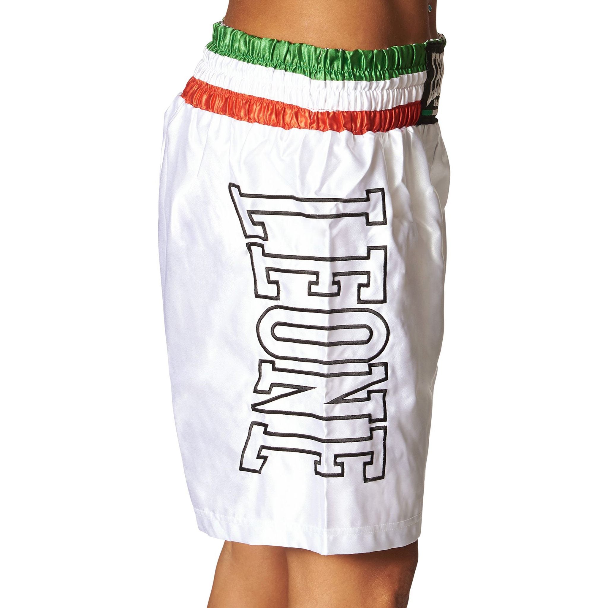 Leone Boxing Shorts with Tricolour Band