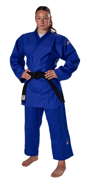 Blauer IJF zugelassener Judogi 750 Japanischer Stoff