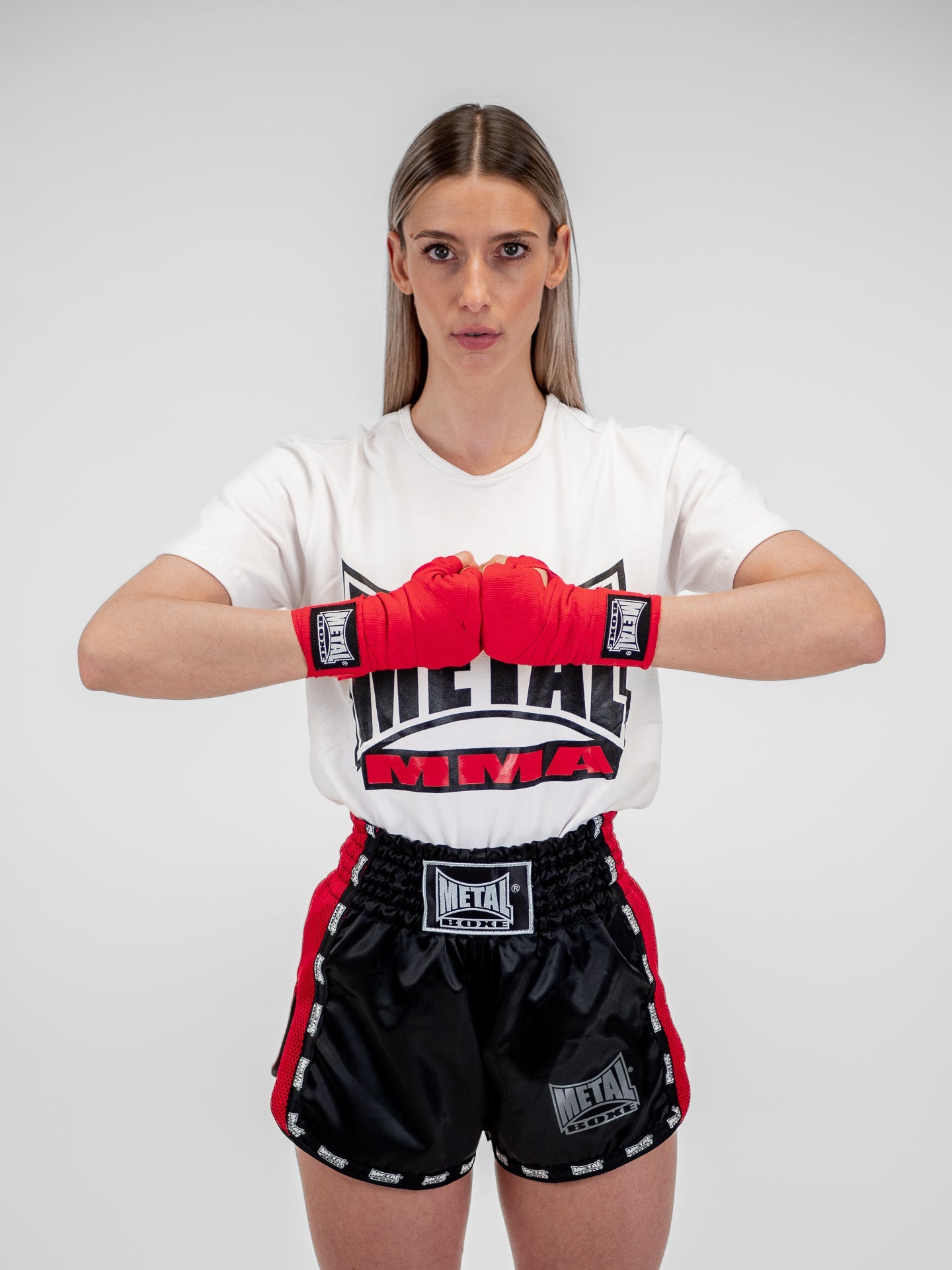 Women's Visual MMA Metal Boxing T-shirt