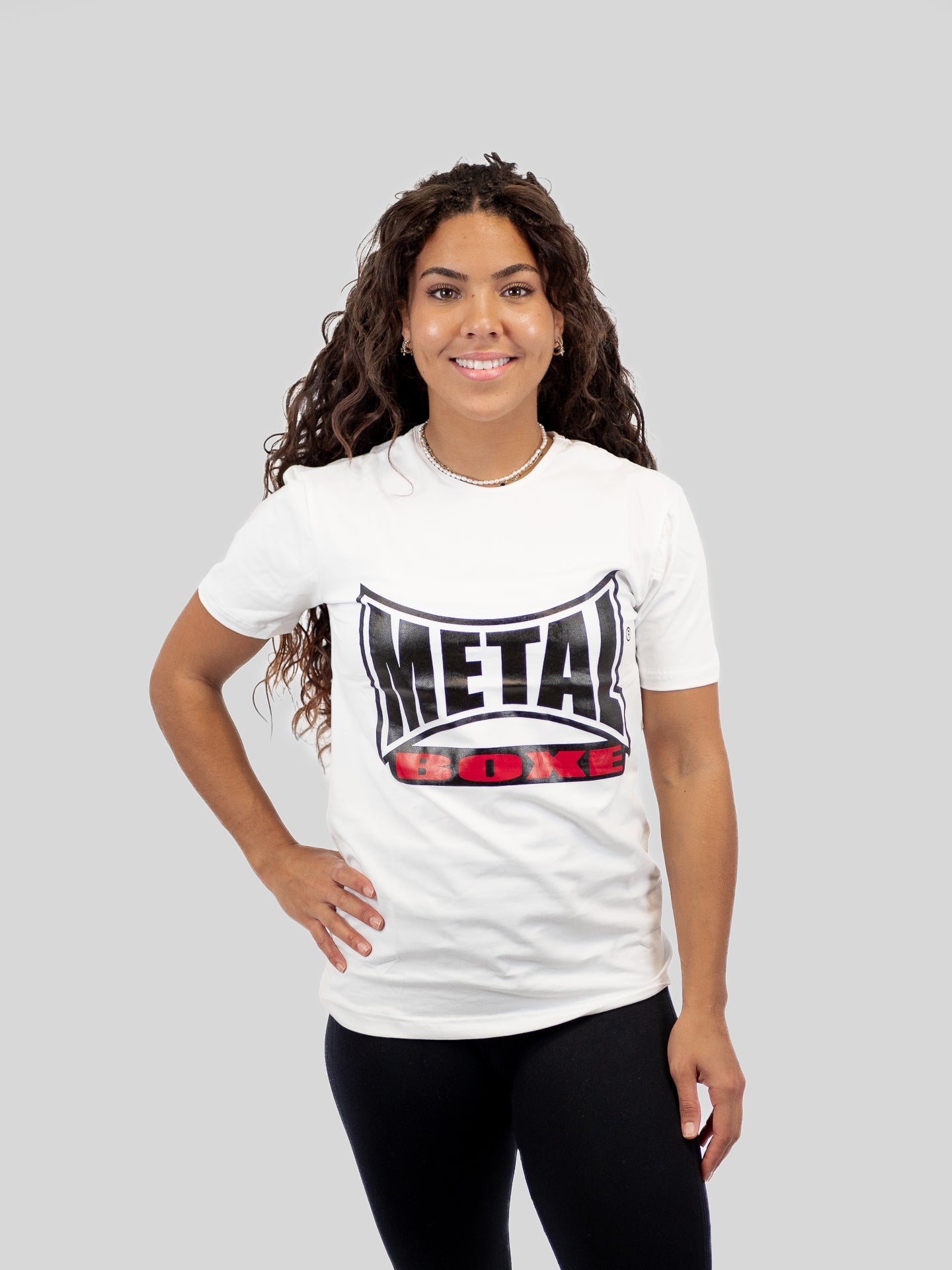 Women's Visual Boxing Metal Boxing T-shirt