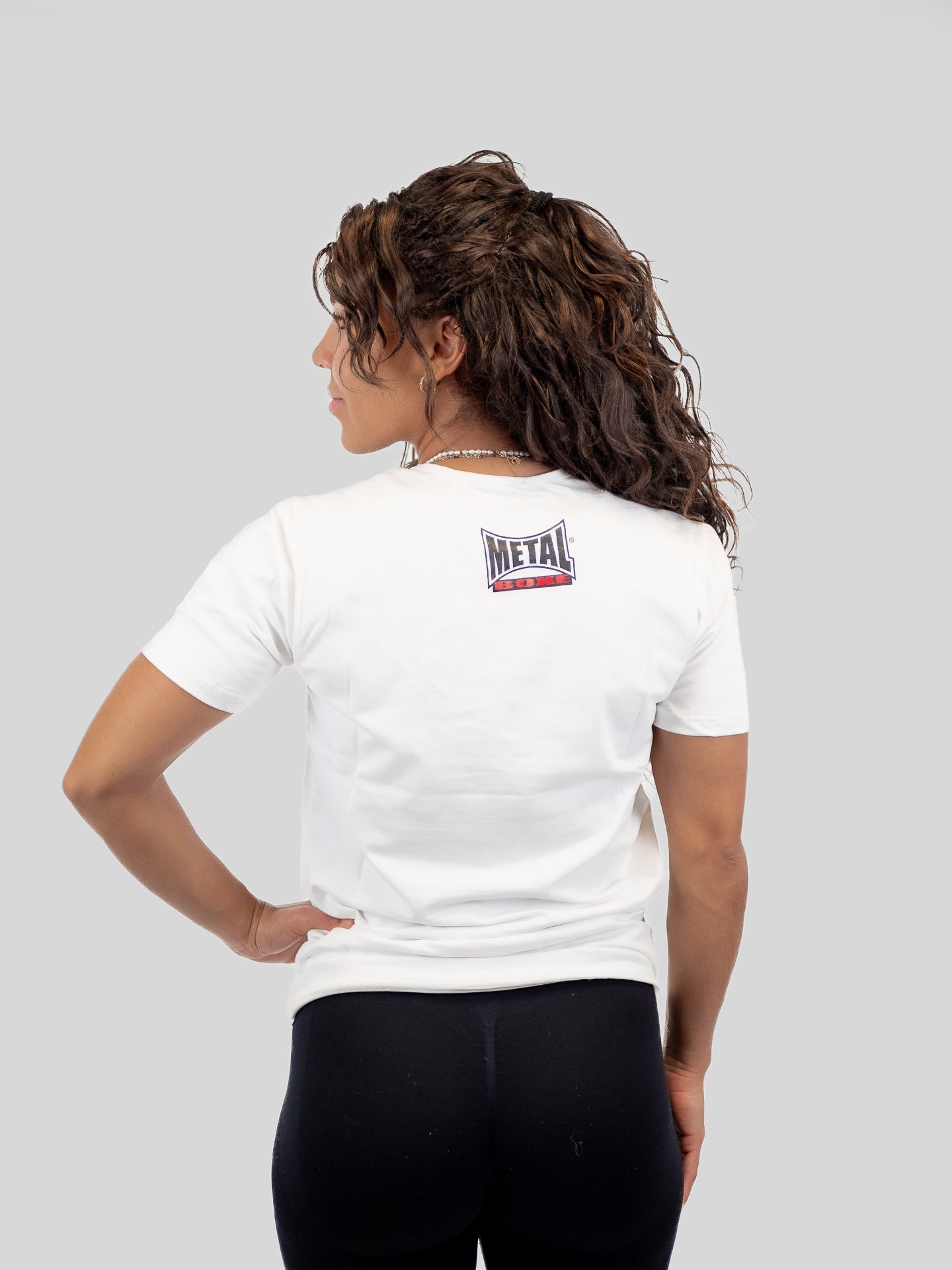 Women's Visual Boxing Metal Boxing T-shirt