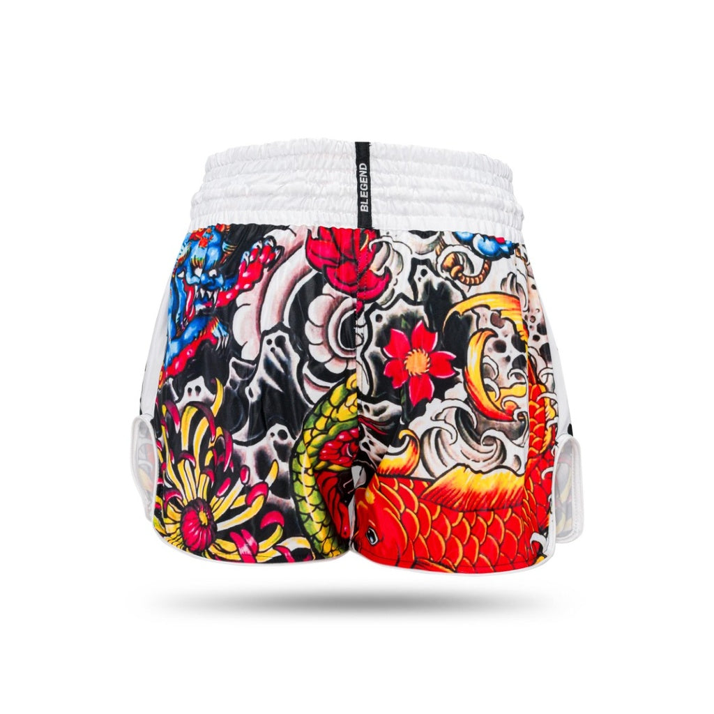 Muay Thai B Legend Koi Dragon Shorts