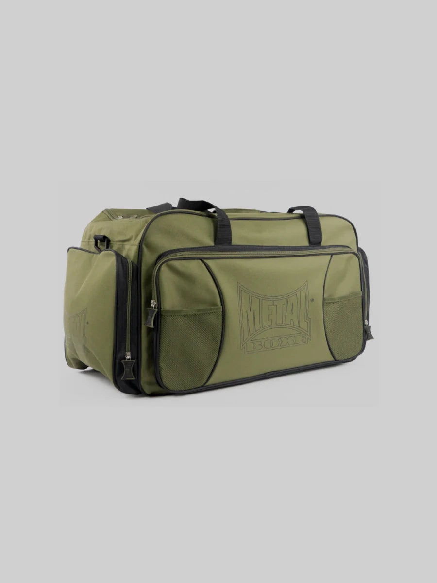 60 リットル Metal Boxe Club Khaki スポーツ バッグの正面図