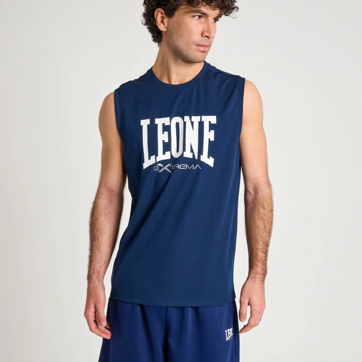 Sleeveless Tank Top with Lion Logo