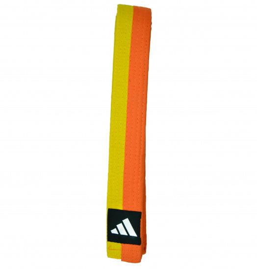 Zweifarbiger Adidas Club Kampfsport-Gürtel
